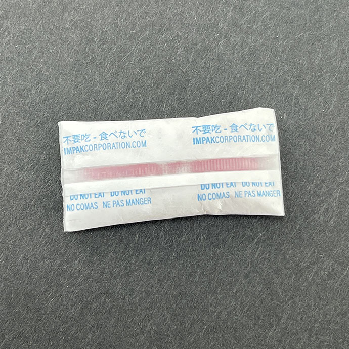 1.0 Gram Indicating Silica Gel Desiccant Packet (10,000/case